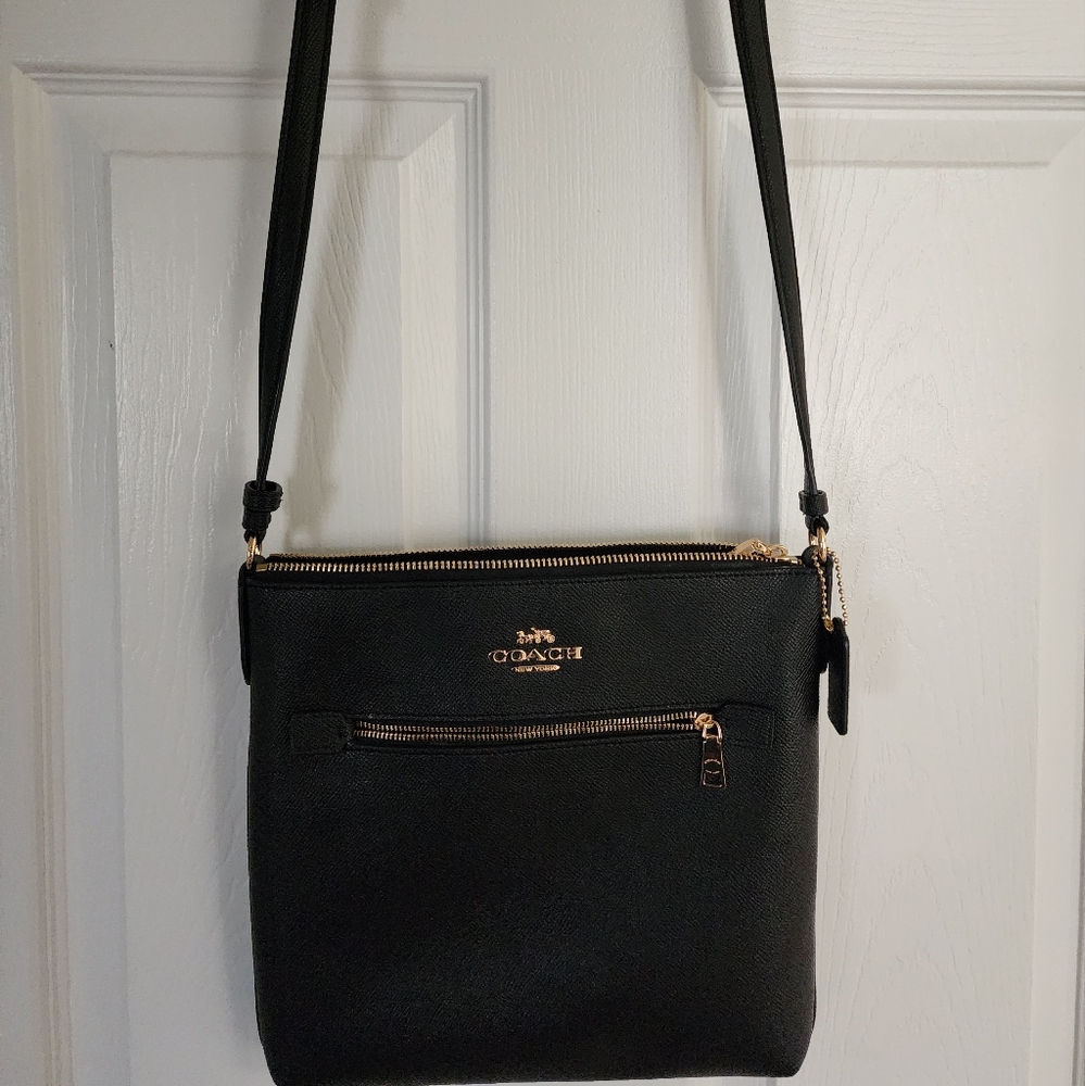 Coach Black Leather Crossbody